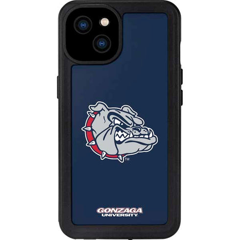 Gonzaga University Bulldog Logo iPhone 15 Plus Waterproof Case
